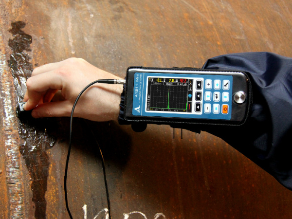 Миниатюрный ультразвуковой дефектоскоп А1211 Mini